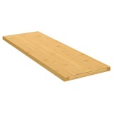 VidaXL Raft de perete, 60x20x1,5 cm, bambus