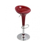 Scaun bar ABS 101, rotativ, cadru cromat, inaltime ajustabila, suport picioare, 100 kg