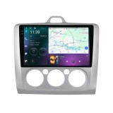 Navigatie dedicata cu Android Ford Focus II 2004 - 2011, clima manuala, 12GB