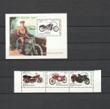 GUINEA ECUATORIALA 2003 MOTOCICLETE, Nestampilat