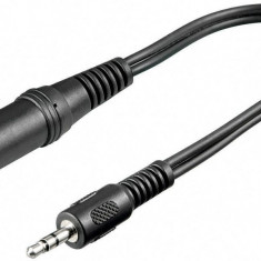 Cablu adaptor STEREO Jack 3.5 mm tata la STEREO Jack 6.35 mm mama 20cm Goobay