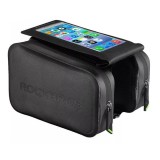 Cumpara ieftin Geanta pentru bicicleta, impermeabila IPX6, husa pentru telefon, diagonala max 6 , negru