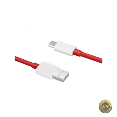 Cablu Date si Incarcare USB-A - USB-C OnePlus DL129 100W 1.5m Rosu 5461100648 foto