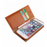 Husa Flip Astrum FC Diary Apple iPhone 6/6s Alba, Cu clapeta, Piele Ecologica