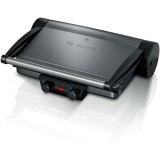 Grill Bosch TCG4215, 2000 W, Termostat reglabil, Plăci grill detaşabile, Tava de copt