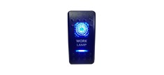 Buton Intrerupator, Comutator, ON OFF, Auto, 12V 24V, cu LED Panou, Lumina Albastra, WORK LAMP