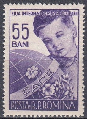 1956 - Ziua Internationala a Copilului, neuzat foto