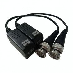 Set 2 bucati Video balun pasiv HD, HikVision DS-1H18S foto