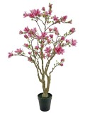 Magnolie roz artificiala in ghiveci 28 x 205 cm