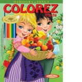 Marioara si Ionut. Colorez fructe - Petru Ghetoi