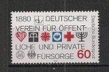 Germania.1980 100 ani Asociatia ptr. asistenta publica si privata MG.463, Nestampilat