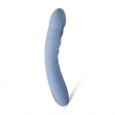 Vibrator Ava Neo Interactive Thrusting, Albastru, 18.6 cm