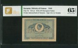 Romania 100 lei 1945 P78 UNC