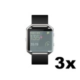 3 bucati - Folie Protectoare ecran pentru Fitbit Blaze-Culoare Mată