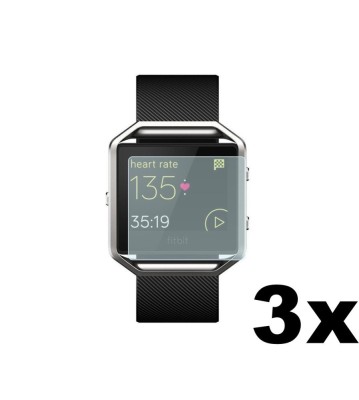 3 bucati - Folie Protectoare ecran pentru Fitbit Blaze-Culoare Mată foto