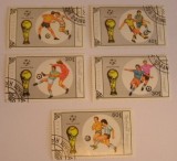 A12 S4 9 - Timbre foarte vechi - Mongolia - fotbal, Sport, Stampilat