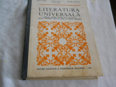 Literatura Universala - Ovidiu Drimba Manual pt liceele filologie cls 11 si 12 foto