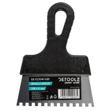 Spaclu zimtat Detoolz 150 x 6 mm (G01) pentru adeziv gresie/faianta