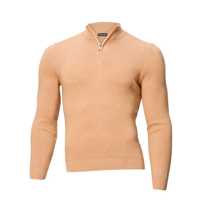 Pulover bărbați slim somon PL017