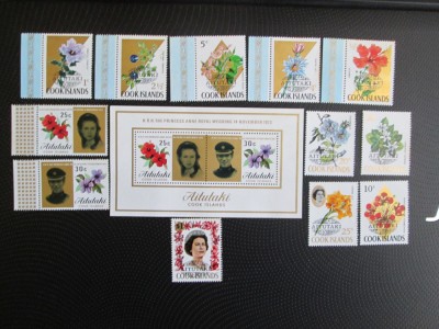 COOK ISLANDS AITUTAKI SERIE MNH=68 foto