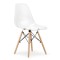 Scaun stil scandinav, Artool, Osaka, policarbonat, lemn, transparent, 46x52x82 cm