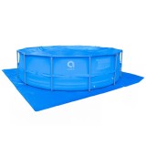 Piscina rotunda cu cadru metalic 427 x 84 cm, cu filtru si scara Avenli