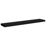 Cumpara ieftin Raft de perete suspendat, negru, 120x23,5x3,8 cm, MDF