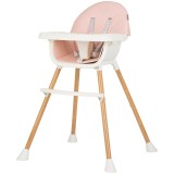 Cumpara ieftin Scaun de masa Chipolino Rio 2 in 1 rose water