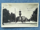 706. Braila - Centrul si ceasul public /carte postala cenzurata 1941, circulata, Fotografie