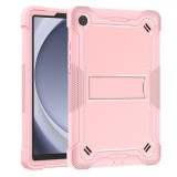Husa pentru Samsung Galaxy Tab A9 + Folie - Techsuit Rugged TabShell - Rose Gold
