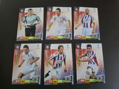 Set 6 cartonase Otelul Galati Panini Uefa Champions League 2011-2012