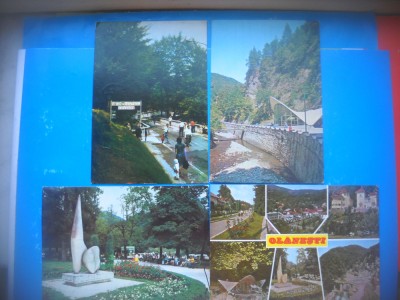 HOPCT LOT 3964 - 4 CARTI POSTALE-BAILE OLANESTI . -JUD- VALCEA-CIRCULATE foto