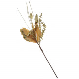 Floare aurie de Craciun 23 cm