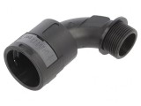 Conectori &icirc;n unghi 90&deg; Filet Metric Poliamidă 6