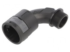 Conectori &icirc;n unghi 90&deg; Filet Metric Poliamidă 6