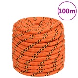 Cumpara ieftin Franghie de barca, portocaliu, 18 mm, 100 m, polipropilena