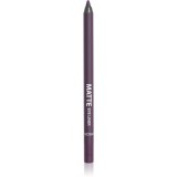 Gosh Matte eyeliner khol cu efect matifiant culoare 019 Dusty Violet 1.2 g