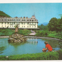 Carte Postala veche Romania-Calimanesti - Vedere din parc ,Circulata 1972