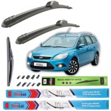 Ștergătoare Ford Focus II Turnier 2008&ndash;2011 TeamCar&reg; &ndash; Set Complet