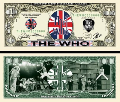 !!! SUA = FANTASY NOTE (TJ6) = TRUPA &amp;#039;&amp;#039; THE WHO &amp;#039;&amp;#039; - 2015 - UNC foto
