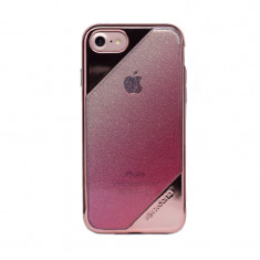 Husa X-doria iPhone 7/8/SE 2 Revel Lux Rose Gold Glitter foto