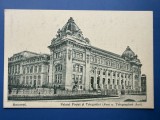 Carte Postala Romania Bucuresti - Palatul Postei si Telegrafiei - ocupatie germana primul razboi mondial