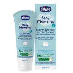 Crema pentru Zona Scutecului, Chicco, Baby Moments, 0+ luni, Protectie si Efect Reparator, fara Parfum, 100ml