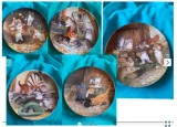 Farfurie decorativa Bradex cu pisici - colectie 5 buc.