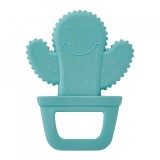 Jucarie dentitie BabyJem Cactus (Culoare: Bleu)