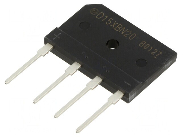 Punte Redresoare Monofazată 200V 15A 200A Ifsm