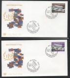 UN Geneva 1974 ILO building Mi.37-38 FDC UN.090