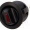 Rocker SPST 2 ON-OFF 20A/12VDC Negru cu LED SCI