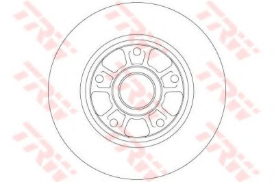 Disc frana RENAULT FLUENCE (L30) (2010 - 2016) TRW DF6182 foto