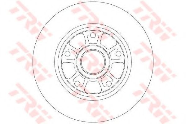 Disc frana RENAULT FLUENCE (L30) (2010 - 2016) TRW DF6182